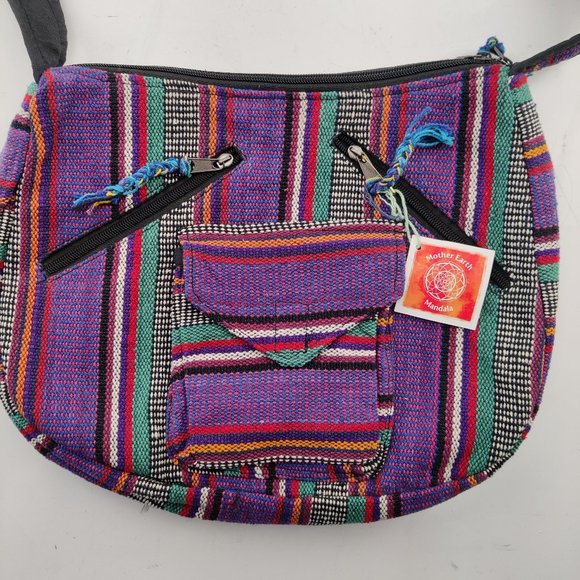 Mother Earth Mandala - Crossbody Bag - Picture 2 of 4